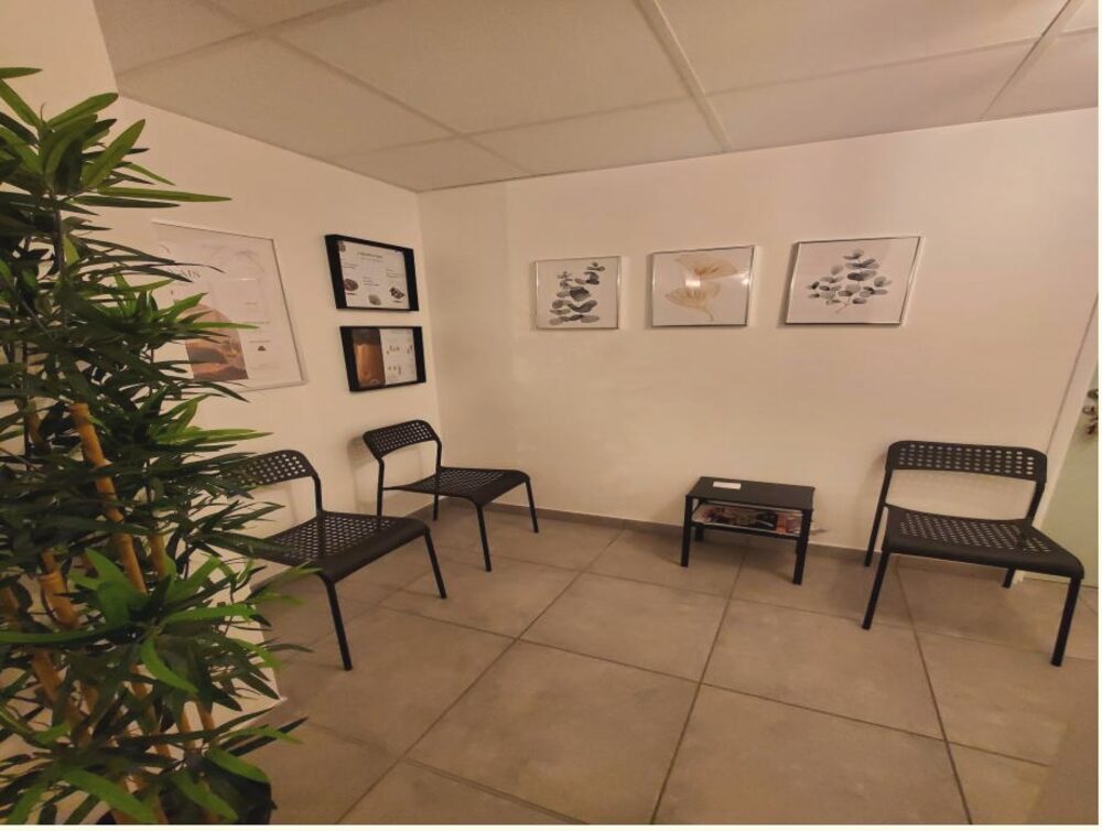 La salle d'attente du cabinet