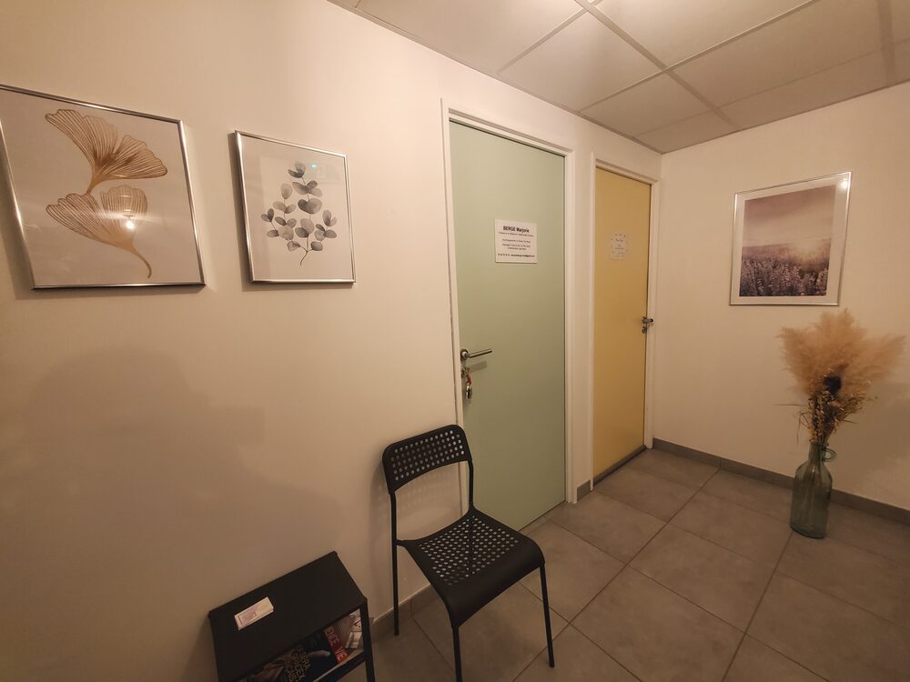 L'entrée du cabinet Marjorie Berge à Mions